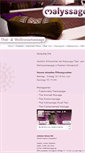 Mobile Screenshot of malyssage.de